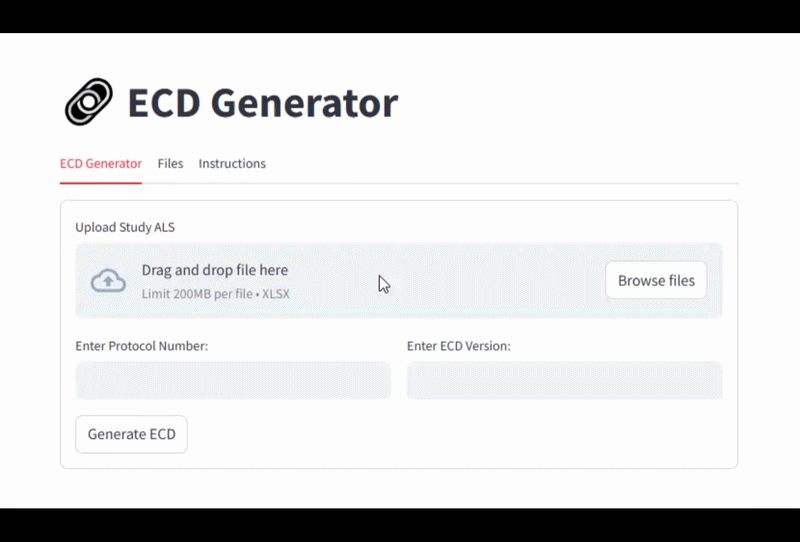 ECD Generator Demo